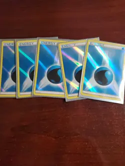 Pokemon Card Lot Of 5 2013 Water Energy Holo - Image 1
