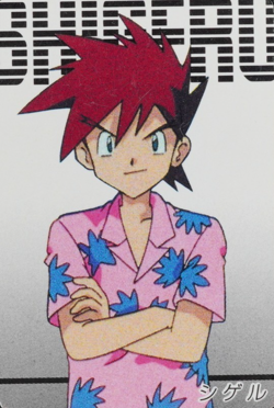 Pokemon Card Gary Nintendo Animation Version Mini Carddass Japanese F9244 - Image 1