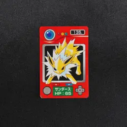 Pokemon Card Jolteon 135 Nintendo Pokemon Zukan Mini HP65 Japanese F9050 - Image 2