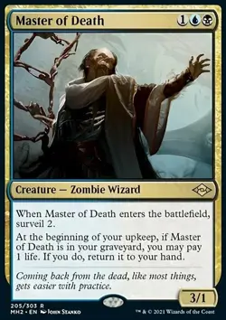 Magic the Gathering MTG Master of Death (205) Modern Horizons 2 NM - Image 1