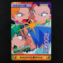 Pokemon Card Team Rocket 213 Bandai Carddass '99 Anime Collection Japanese F3354 - Image 2