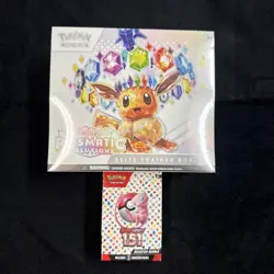 Pokemon Prismatic Evolutions ETB and 151 Booster Bundle New Factory Sealed ! - Image 1