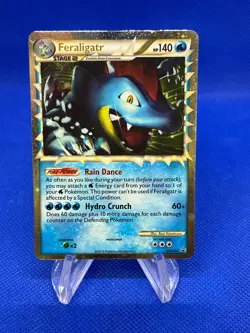 2010 Pokemon HGSS Heart Gold & Soul Silver Feraligatr Prime HGSS07 Promo MP - Image 1