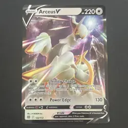 Arceus V Sword & Shield: Brilliant Stars 122/172 Holo Ultra Rare Pokemon 2022 - Image 1