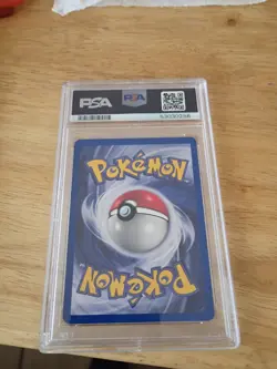 Rocket's Scyther 13/132 Holo Gym Heroes Pokemon PSA 8 *SWIRL* - Image 2