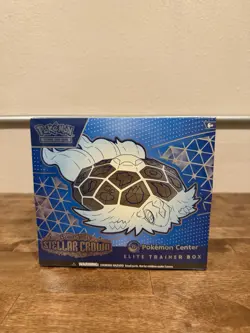 2024 Pokemon Stellar Crown Pokemon Center Factory Sealed ETB Elite Trainer Box - Image 1