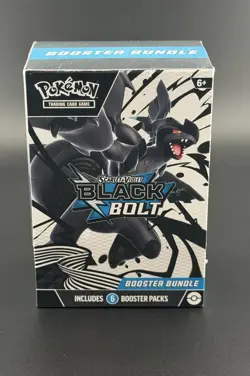 Pokemon TCG SV: Black Bolt Booster Bundle - Factory Sealed - 6 Packs - Image 1