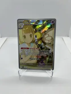 Lillie's Ribombee 164/159 Illustration Rare Journey Together Pokemon Holo NM - Image 1