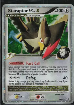 Staraptor FB LV.X 147/147 Holo LV.X Rare Supreme Victors Pokemon MP - Image 1