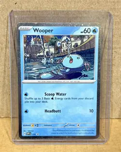 Pokemon Wooper 155 Scarlet & Violet Cosmos Holo Black Star Promo NM - Lot of 3 - Image 3