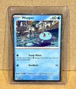 Pokemon Wooper 155 Scarlet & Violet Cosmos Holo Black Star Promo NM - Lot of 3 - Image 5