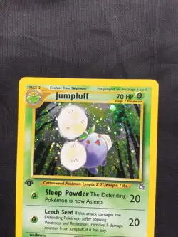 Pokemon Cards: Neo Genesis 1st Edition Rare Holo: Jumpluff 7/111 - Image 2