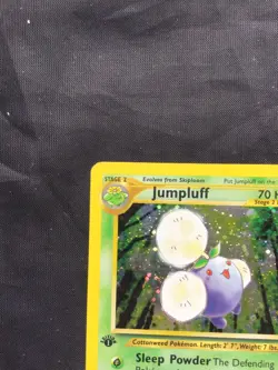Pokemon Cards: Neo Genesis 1st Edition Rare Holo: Jumpluff 7/111 - Image 3