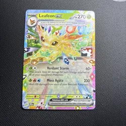 Play! Pokemon TCG Prize Pack Series 7 Prismatic Evolutions 006 /131 Leafeon ex - Image 1