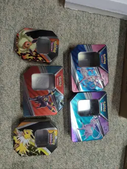 Pokemon Eeveelutions Tins (empty) Lot Of 5 (Five) - Image 1