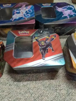 Pokemon Eeveelutions Tins (empty) Lot Of 5 (Five) - Image 3