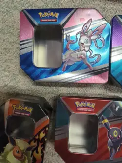 Pokemon Eeveelutions Tins (empty) Lot Of 5 (Five) - Image 5