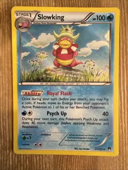 Pokemon TCG - Slowking 21/122 HOLO RARE - XY Breakpoint - VLP - Image 1