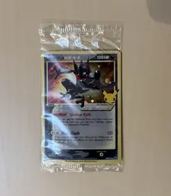 SEALED Pokemon Greninja Gold Star Holo Promo Black Star SWSH144 Celebrations - Image 1