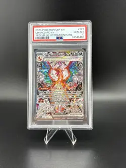 2023 Pokemon OBF EN CHARIZARD ex SPECIAL ILLUSTRATION RARE #223 PSA 10 - Image 1