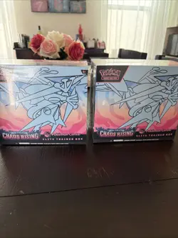 Pokemon TCG: Chaos Rising Pokemon Center ETB 2X SEALED - Elite Trainer Box 2X - Image 1