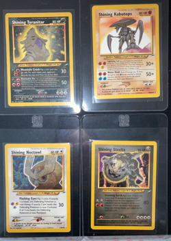 Neo Destiny 4 Secret Rare Shining Pokemon (Tyranitar, Noctowl, Kabutops, Steelix - Image 1