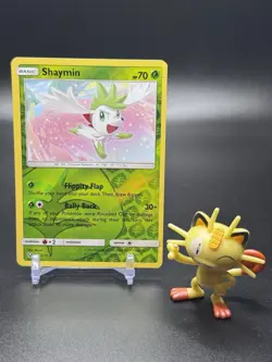 Shaymin 7/73 Pokemon Shining Legends Reverse Holo - LP - Image 1