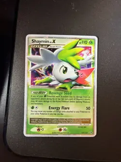 Shaymin LV.X 127/127 - Pokemon Platinum ULTRA RARE Holo Pokemon TCG - LP - Image 3