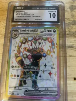 Umbreon 176 Premium Figure Collection Black Star Promo Pokemon CGC 10 GEM 💎 - Image 1