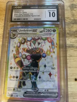 Umbreon 176 Premium Figure Collection Black Star Promo Pokemon CGC 10 GEM 💎 - Image 3