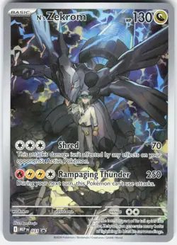 N's Zekrom 031 Holo Promo ME: Mega Evolution Promo Pokemon Near Mint - Image 1