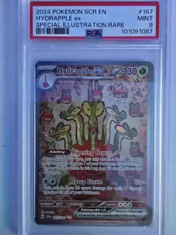 2024 Pokemon SV Stellar Crown Hydrapple ex #167/142 - PSA 9 Mint - Image 1