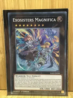 Yugioh RA02-EN038 - Exosister Magnifica - Ultra Rare - Image 1