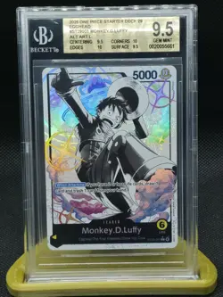 2026 One Piece Egghead Monkey.D.Luffy Leader Alternate Art #ST29-001 BGS 9.5 - Image 1