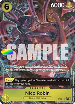 Nico Robin (Parallel) [OP09 - OP09-107] - NM [Foil] TCG One Piece - Image 1