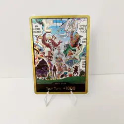 ONE PIECE TCG OP14 GOLD DON!! Card Egghead Island -The Azure Sea’s Seven English - Image 1