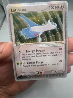 Latios ex 94/97 EX Dragon 2003 Holo Rare Pokemon Card TCG NM SWIRL - Image 2