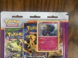 Pokemon TCG XY 3 Pack Blister with Xerneas Promo Card Sealed Evolutions Roaring - Image 2