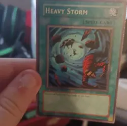 Konami Heavy Storm Spell Card Yu-Gi-Oh! TCG English Standard Regular - Image 1