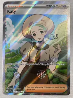 Katy - 237/198 - Pokemon Scarlet Violet Base Full Art Trainer Ultra Rare Card NM - Image 1