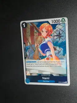 Nami OP09-050 Rare Foil Emperors in the New World One Piece Card - Image 1