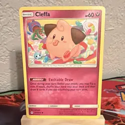 Cleffa 131/214 Unbroken Bonds Holo Uncommon Basic Pokemon TCG Card HP 60 EN - Image 1