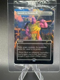 Swords to Plowshares Mint Foil Borderless PSA MTG Magic the Gathering Promo - Image 1