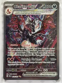 2024 POKEMON PAF EN-PALDEAN FATES SPECIAL ILLUSTRATION RARE CHARIZARD EX PSA 8 - Image 2