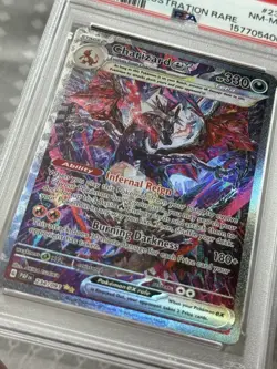 2024 POKEMON PAF EN-PALDEAN FATES SPECIAL ILLUSTRATION RARE CHARIZARD EX PSA 8 - Image 5