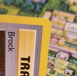 Holo Brock ✨ 15/132 SWIRL Gym Heroes Pokemon Card WOTC - LP-MP - Image 5