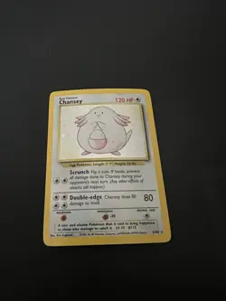 Pokemon Base Set Chansey Holo Rare 3/102 Unlimited - Image 2