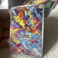 Pokemon TCG Zeraora 151/142 Sv07: Stellar Crown Illustration Rare - Image 3