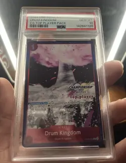 Drum Kingdom 020 One Piece Championship 2024 Top Player Pack One Piece PSA 10 - Image 1