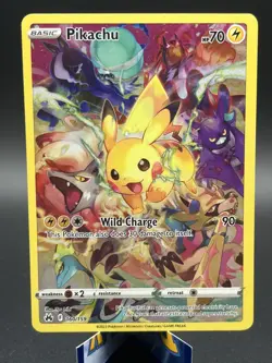 The Pokemon Pikachu Secret Rare Holo 160/159 Crown Zenith ✨💎✨ - Image 1